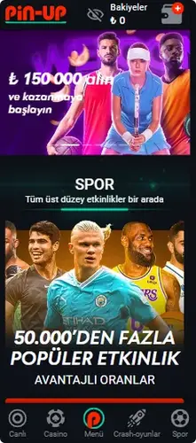 ekran görüntüsü: Pin Up Casino Uygulaması