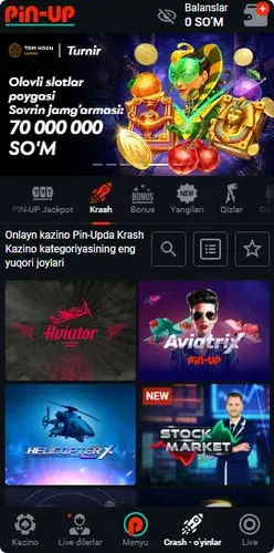 скриншот: Пин-Уп Apk