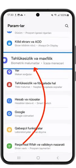 Təhlükəsizlik parametrlərini Pin-up